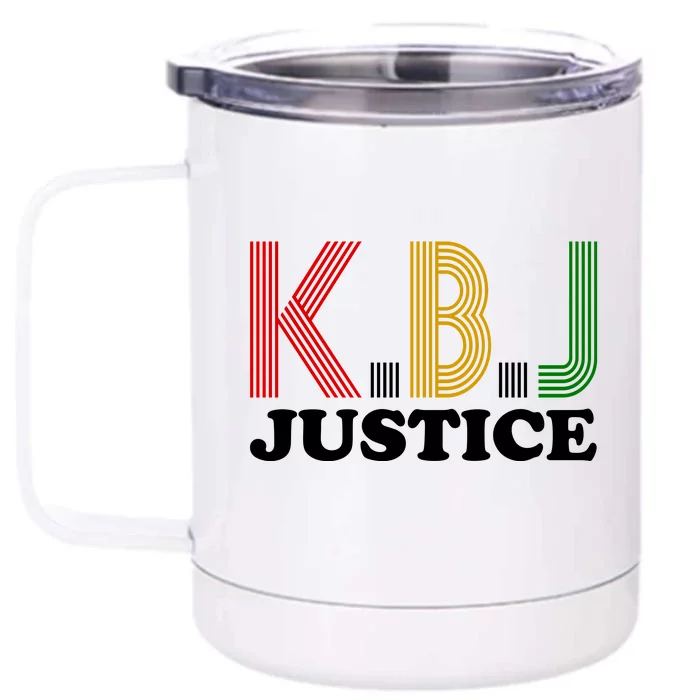 KBJ Justice Retro Front & Back 12oz Stainless Steel Tumbler Cup