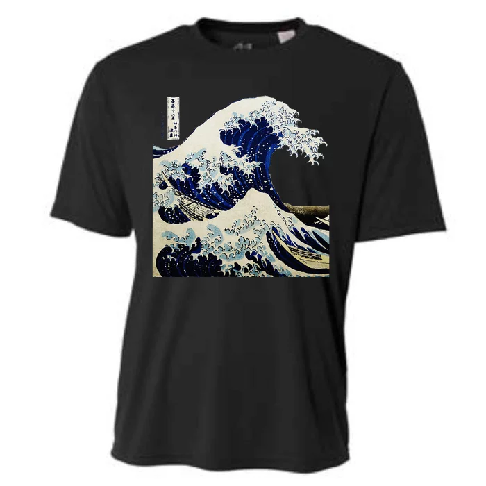 Kanagawa Japanese The Great Wave Cooling Performance Crew T-Shirt