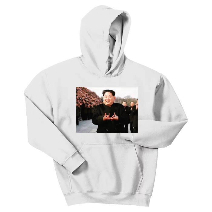 Kim Jong Un Blood Kids Hoodie