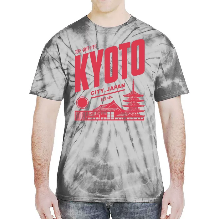 Kyoto Japan Vintage Tie-Dye T-Shirt