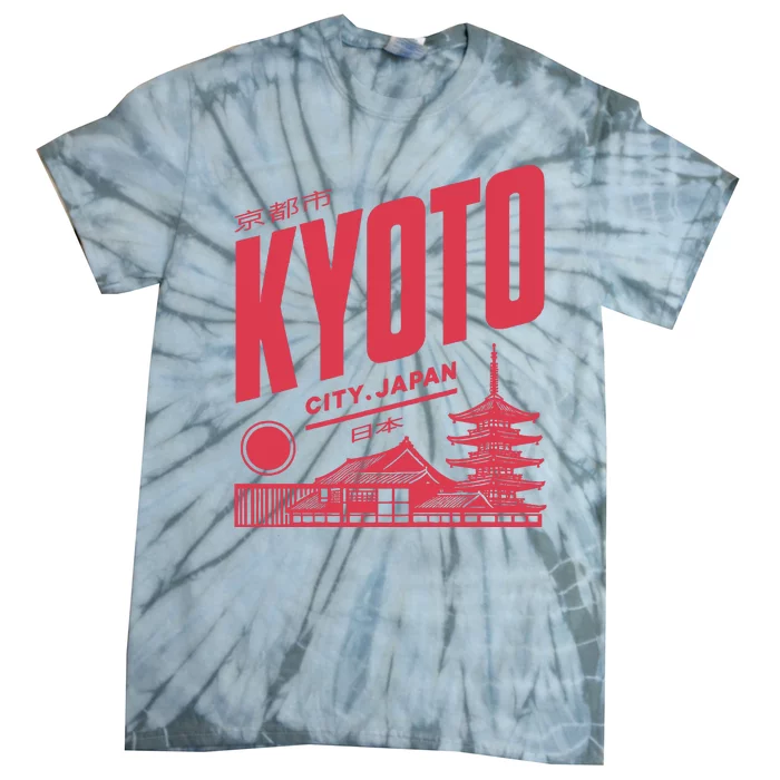 Kyoto Japan Vintage Tie-Dye T-Shirt