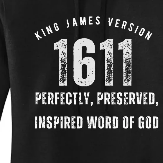 King James Version Kjv 1611 Women's Pullover Hoodie