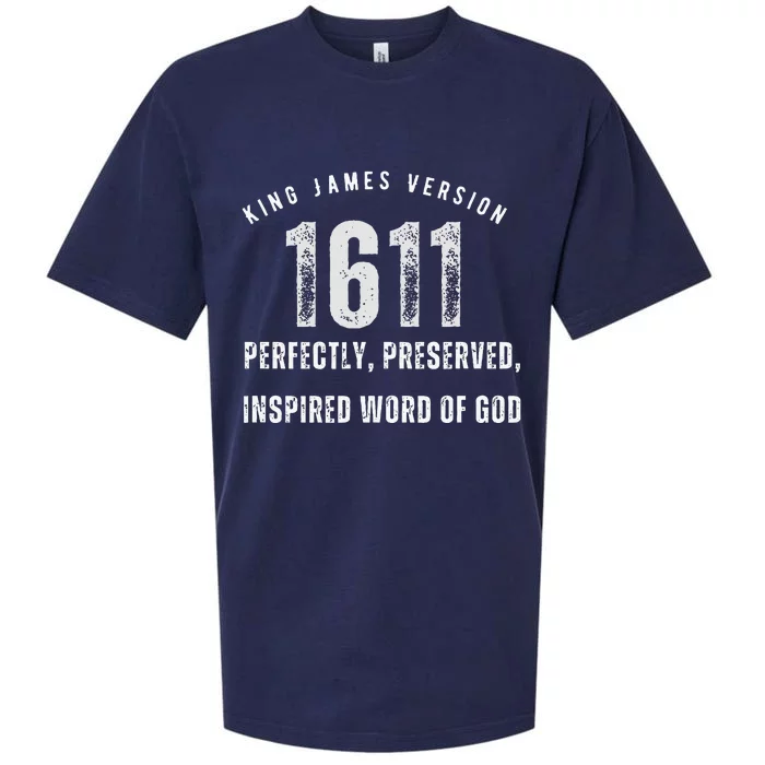 King James Version Kjv 1611 Sueded Cloud Jersey T-Shirt