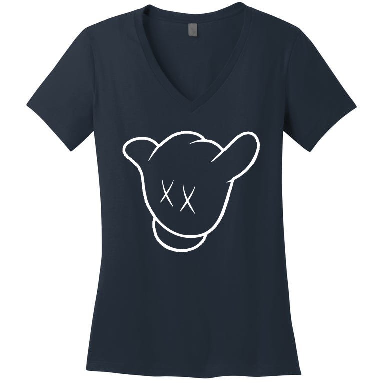 Kaws Women's V-Neck T-Shirt