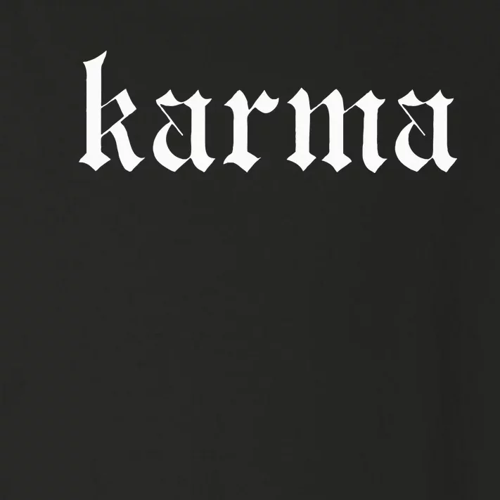 karma Toddler Long Sleeve Shirt