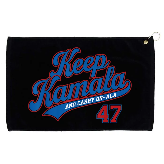 Keep Kamala And Carry On A La Grommeted Golf Towel