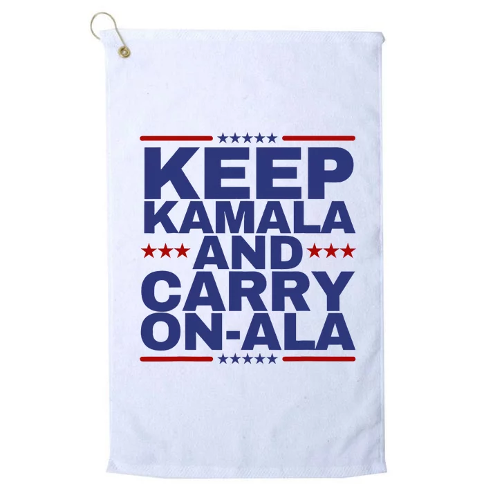 Keep Kamala And Carry Onala Platinum Collection Golf Towel