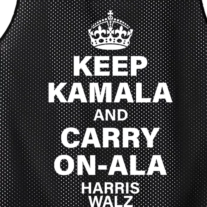 Keep Kamala And Carry On Ala Kamala Harris 2024 Mesh Reversible Basketball Jersey Tank