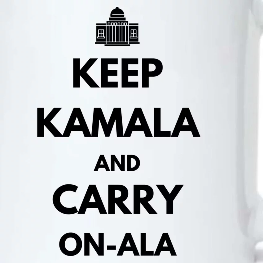 Keep Kamala And Carry On A La Black Color Changing Mug