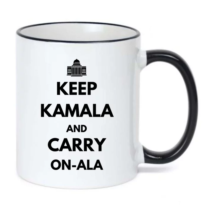 Keep Kamala And Carry On A La Black Color Changing Mug