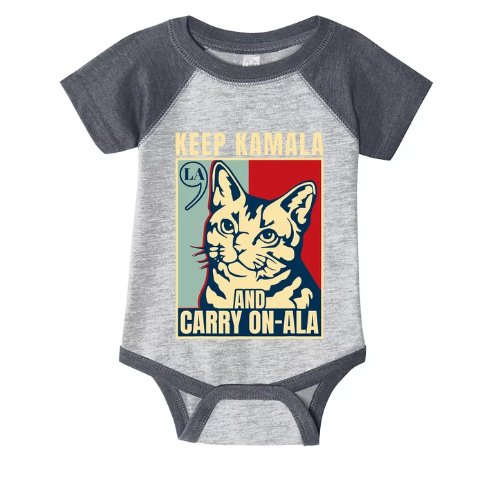 Keep Kamala And Carry On A La Infant Baby Jersey Bodysuit