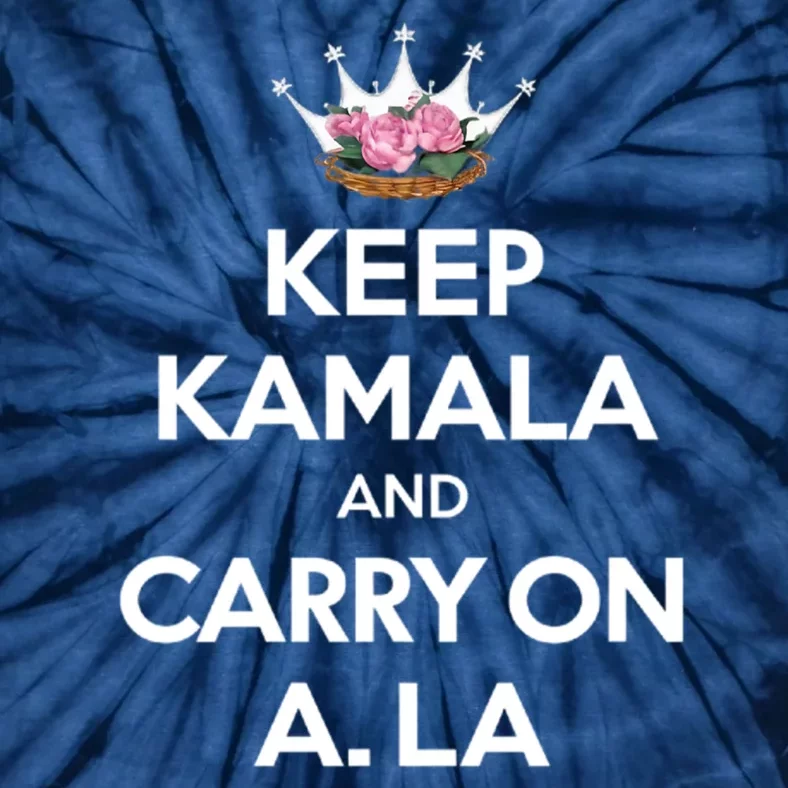 Keep Kamala And Carry On Ala Tie-Dye T-Shirt