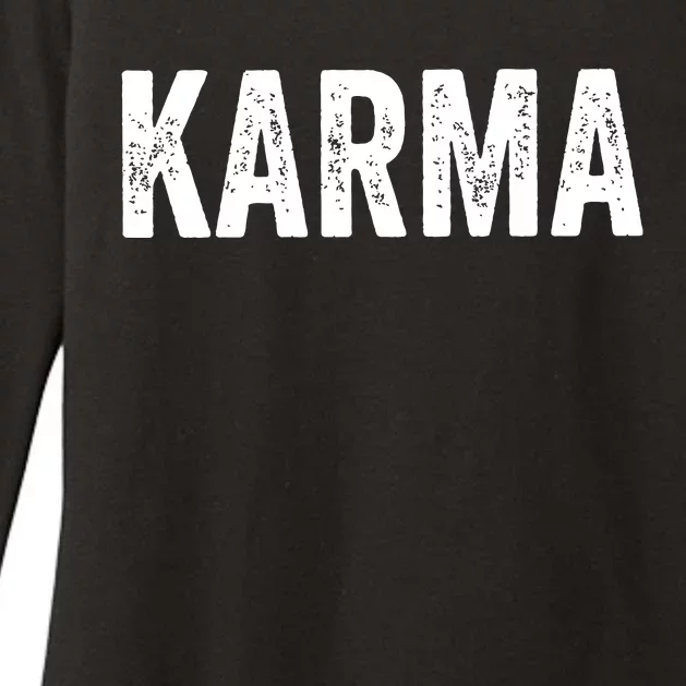 Karma Womens CVC Long Sleeve Shirt