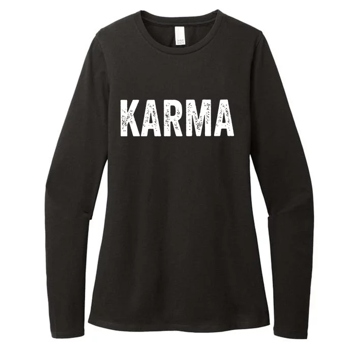 Karma Womens CVC Long Sleeve Shirt