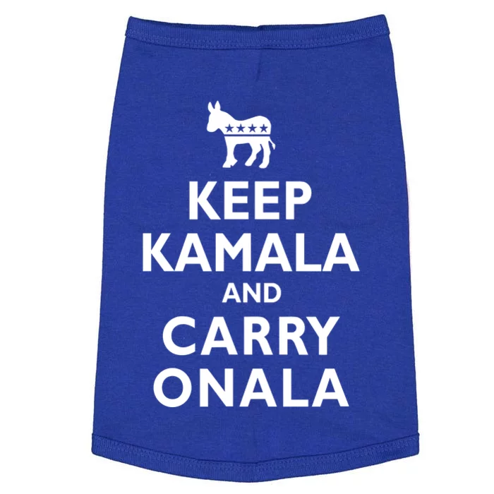 Keep Kamala And Carry On Ala Doggie Tank