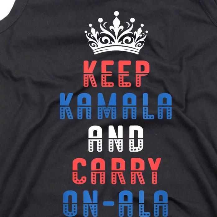 Keep Kamala And Carry Onala Vote Blue Harris Election 2024 Tank Top