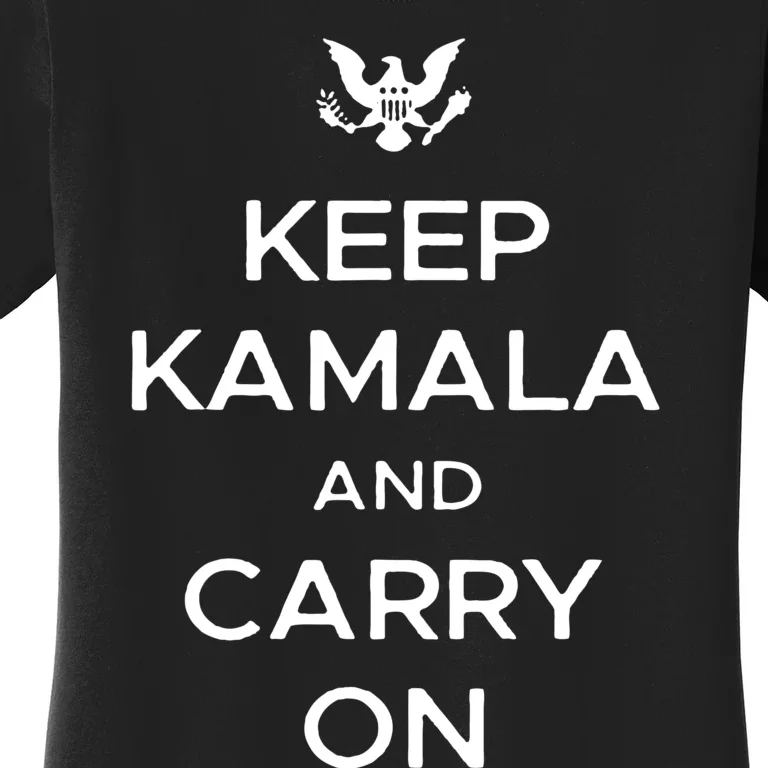 Keep Kamala And Carry On Women's T-Shirt