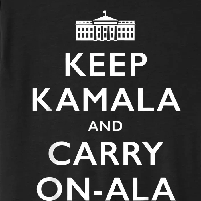 Keep Kamala And Carry Onala Funny Parody Political Poster ChromaSoft Performance T-Shirt