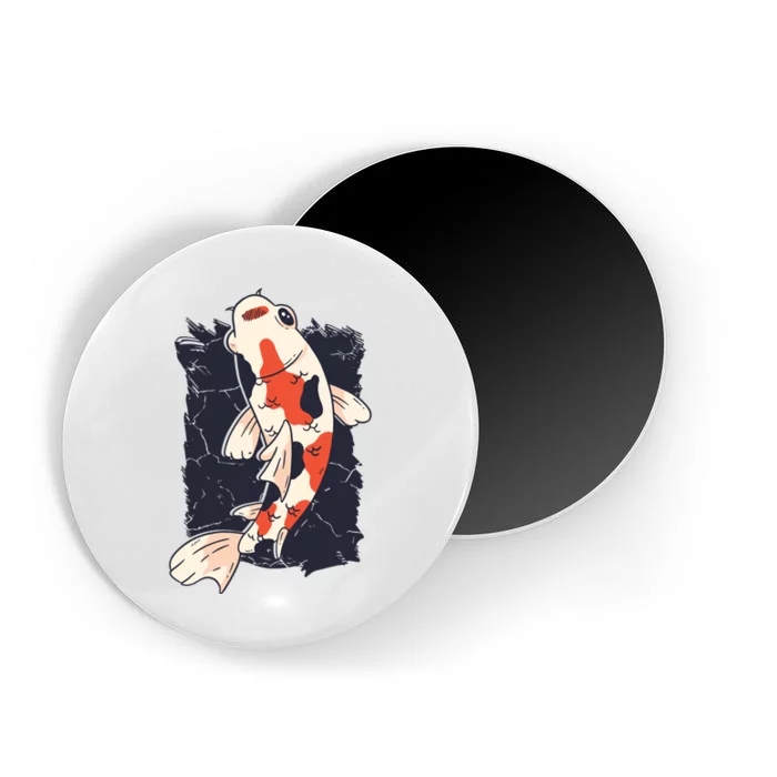 King Koi Abstract Graphic Design Magnet