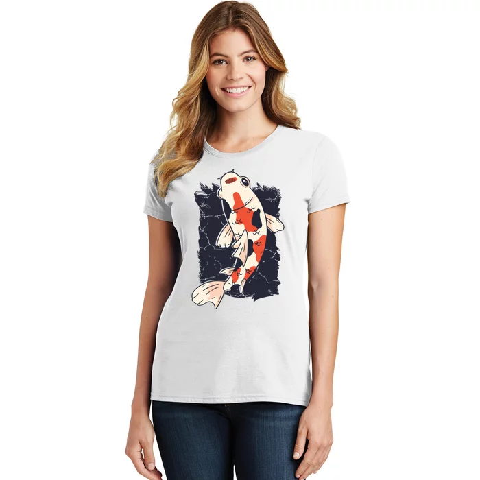 King Koi Abstract Graphic Design Women's T-Shirt