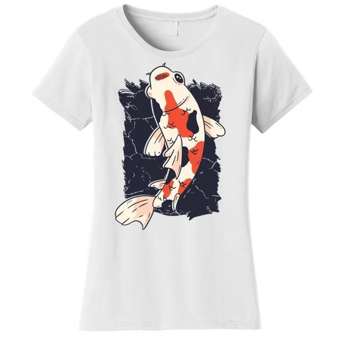 King Koi Abstract Graphic Design Women's T-Shirt