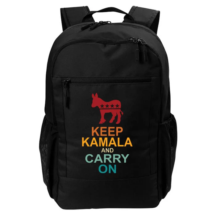 Keep Kamala And Carry On Vintage Design Daily Commute Backpack