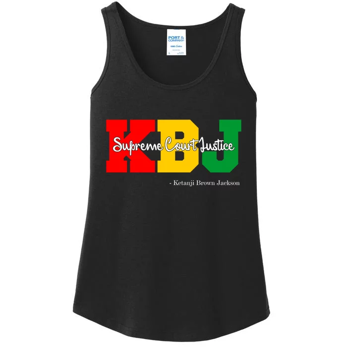 KBJ Ketanji Brown Jackson Supreme Court Justice Judge Ladies Essential Tank