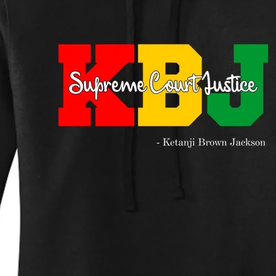 KBJ Ketanji Brown Jackson Supreme Court Justice Judge Women's Pullover Hoodie