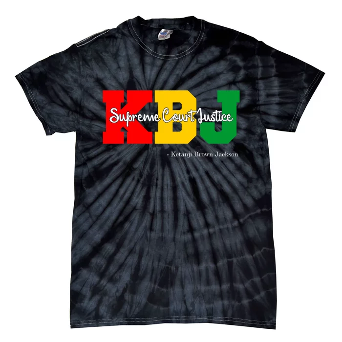 KBJ Ketanji Brown Jackson Supreme Court Justice Judge Tie-Dye T-Shirt