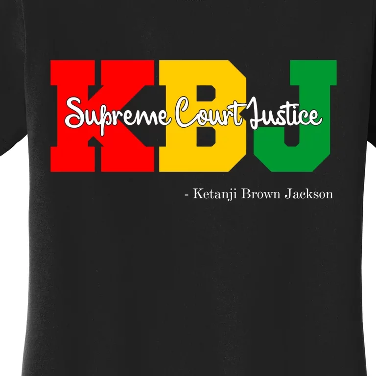 KBJ Ketanji Brown Jackson Supreme Court Justice Judge Women's T-Shirt