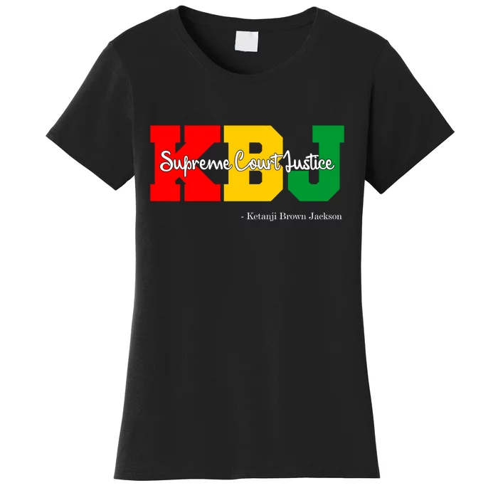 KBJ Ketanji Brown Jackson Supreme Court Justice Judge Women's T-Shirt