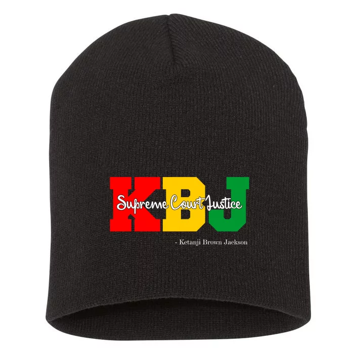 KBJ Ketanji Brown Jackson Supreme Court Justice Judge Short Acrylic Beanie