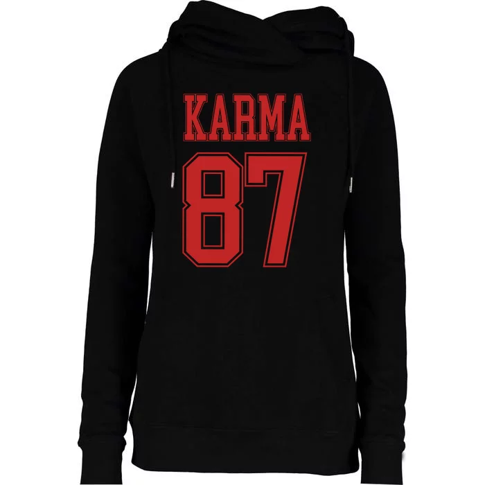 Karma Kansas City Womens Funnel Neck Pullover Hood