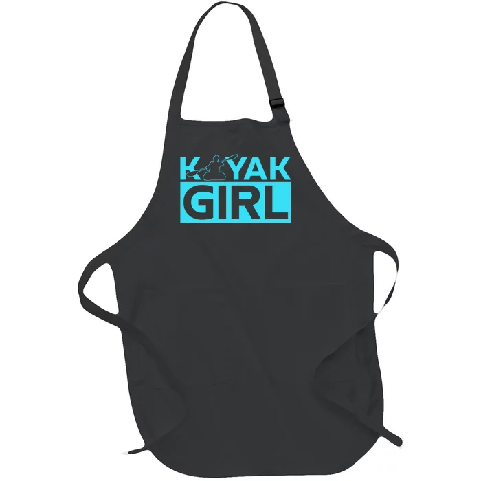 Kayaking Kayak Cool Gift Full-Length Apron With Pocket