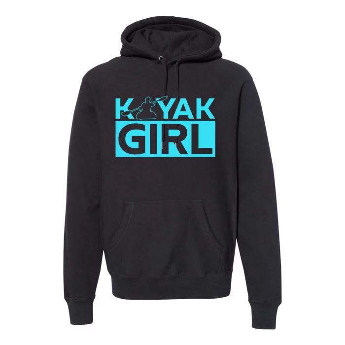 Kayaking Kayak Cool Gift Premium Hoodie