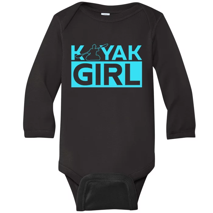 Kayaking Kayak Cool Gift Baby Long Sleeve Bodysuit