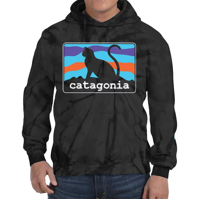 Kitty Kitten Cats Catagonia Tie Dye Hoodie