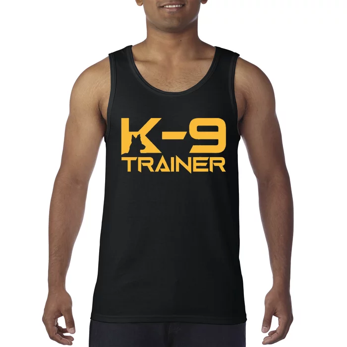 K9 K9 Dog Handler Trainer Police Security Halloween Tank Top