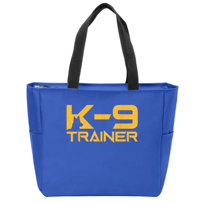 K9 K9 Dog Handler Trainer Police Security Halloween Zip Tote Bag