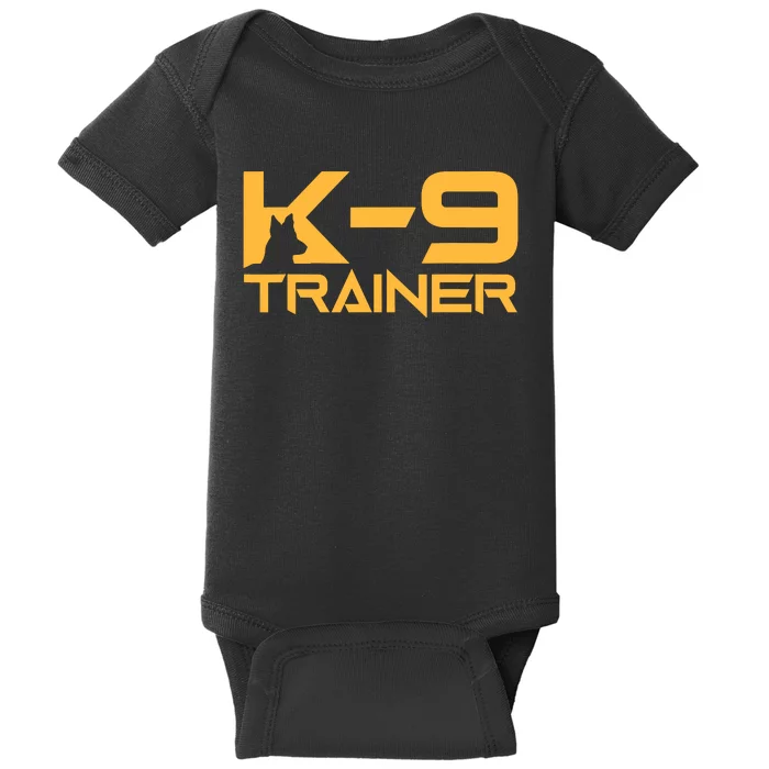 K9 K9 Dog Handler Trainer Police Security Halloween Baby Bodysuit