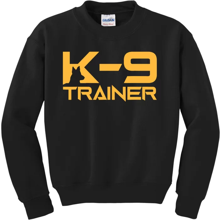 K9 K9 Dog Handler Trainer Police Security Halloween Kids Sweatshirt