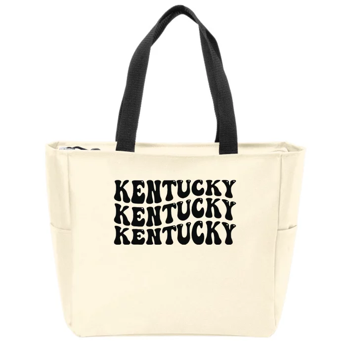 Kentucky Zip Tote Bag