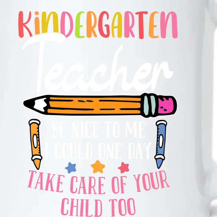 Kindergartner Kindergarten Educators Kindergarten Teacher Cute Gift Black Color Changing Mug