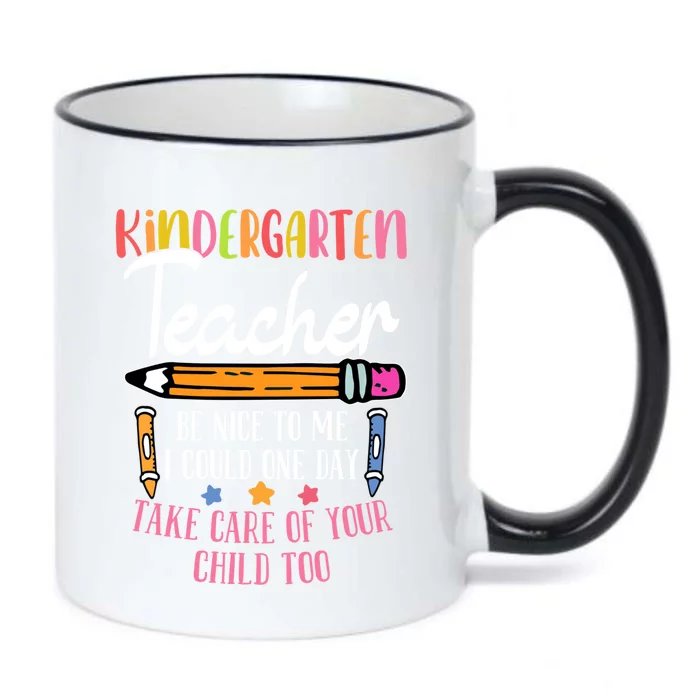 Kindergartner Kindergarten Educators Kindergarten Teacher Cute Gift Black Color Changing Mug