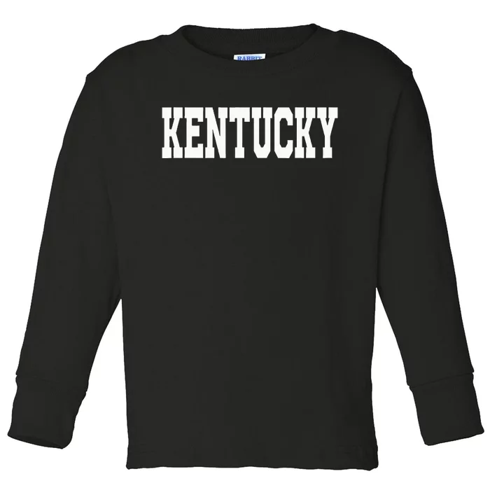 Kentucky Toddler Long Sleeve Shirt