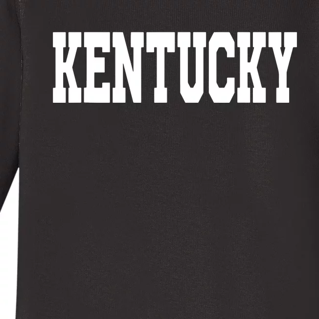 Kentucky Baby Long Sleeve Bodysuit