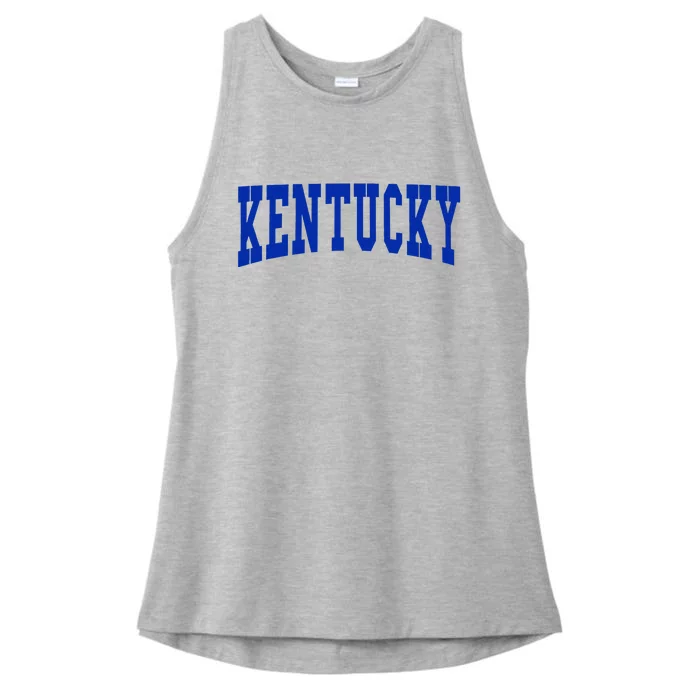 Kentucky Ladies Tri-Blend Wicking Tank