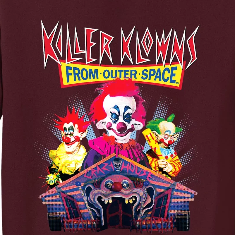 Killer Klowns From Outer Space Crazy House Tall Sweatshirt