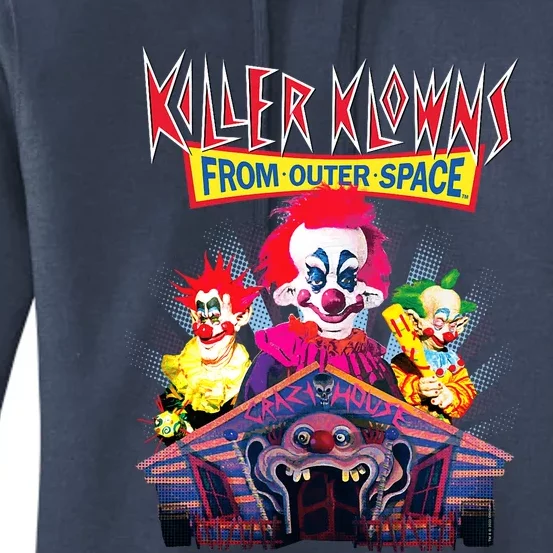 Killer Klowns From Outer Space Crazy House Women's Pullover Hoodie