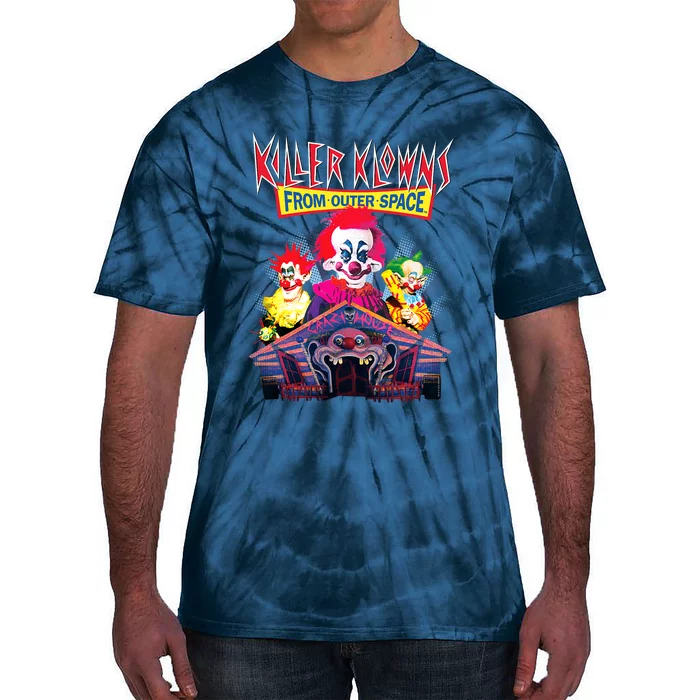 Killer Klowns From Outer Space Crazy House Tie-Dye T-Shirt